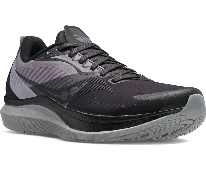 Női Saucony Endorphin Speed 2 Runshield Futócipő Fekete Szürke | HU 552RVD